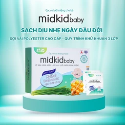 Gạc răng miệng Midkid baby cho bé sơ sinh từ 0 tháng tuổi (50 gói) 3