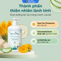 Gel tắm gội hữu cơ 2 trong 1 cho trẻ sơ sinh và trẻ nhỏ Green Tribu (500ml) 2