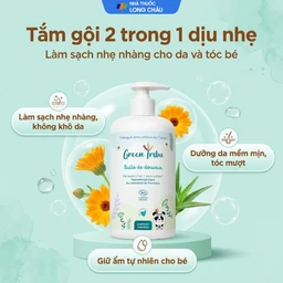 Gel tắm gội hữu cơ 2 trong 1 cho trẻ sơ sinh và trẻ nhỏ Green Tribu (500ml) 1