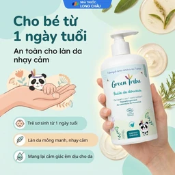 Gel tắm gội hữu cơ 2 trong 1 cho trẻ sơ sinh và trẻ nhỏ Green Tribu (500ml) 3