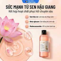 Nước toner, cân bằng, làm dịu da Cocoon Sen Hậu Giang (310ml) 3
