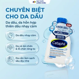 Sữa rửa mặt cho da dầu Cetaphil Oily Skin Cleanser (118ml) 3