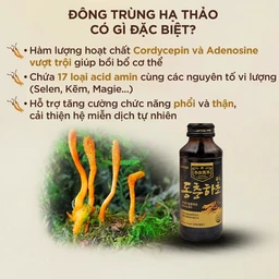 Nước Đông Trùng Hạ Thảo Gold Kolmar 10 chai x 100ml 5