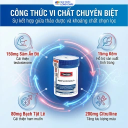 Viên uống hỗ trợ sức khỏe sinh sản nam giới Men’s Potency+ Swisse (30 viên) 4