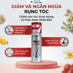 Xịt dưỡng tóc, ngăn ngừa rụng tóc và kích thích mọc tóc Rihair Strong Spray 185g 4