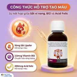 Siro hỗ trợ tạo máu Smartbibi Fesom (30ml) 3