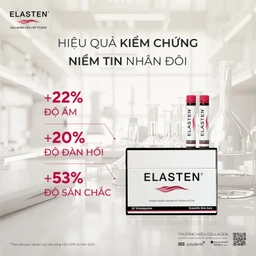 Nước uống bổ sung Collagen-Peptide, giúp giảm lão hóa da, tăng độ đàn hồi và giữ ẩm cho da, giúp da sáng mịn Elasten (28+2 ống x 25ml) 5
