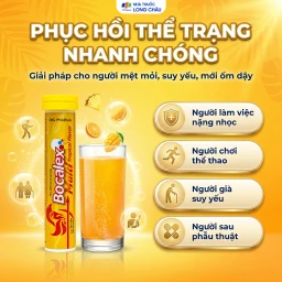 Viên sủi giúp nâng cao sức đề kháng Bocalex Multi Tropical Flavor DHG Pharma (20 viên) 4