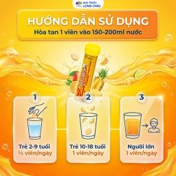 Viên sủi giúp nâng cao sức đề kháng Bocalex Multi Tropical Flavor DHG Pharma (20 viên) 5