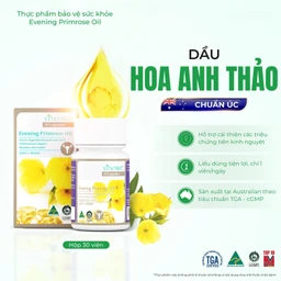 Viên uống hỗ trợ giảm triệu chứng của tiền kinh nguyệt Vitatree Evening Primrose Oil (Hộp 30 viên) 2