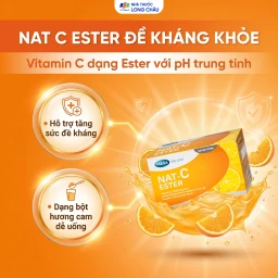 Bột hỗ trợ tăng cường sức đề kháng Nat C Ester Mega (30 gói) 2