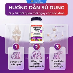 Viên uống hỗ trợ xương răng chắc khỏe Magnesium Bisglycinate Webber Naturals (120 viên) 5