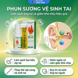 Xịt tai Spray-C nano bạc giúp làm sạch ráy tai (15ml) 2