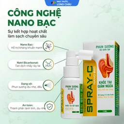 Xịt tai Spray-C nano bạc giúp làm sạch ráy tai (15ml) 3