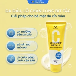 Sữa rửa mặt S-Select Vitamin C dưỡng sáng da, mờ thâm (130g) 4