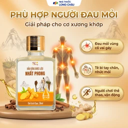 Dầu gừng thảo dược Nhất Phong giúp giảm đau cơ xương khớp (30ml) 4
