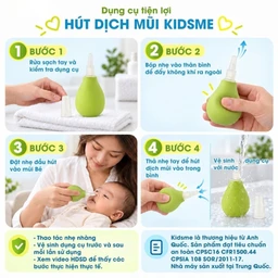 Dụng Cụ Hút Dịch Mũi Dành Cho Bé Kidsme 4