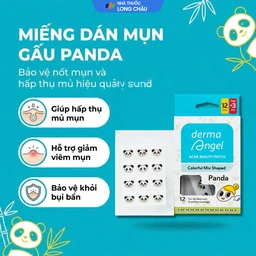 Miếng Dán Mụn Derma Angel Acne Beauty Patch Hình Gấu Panda 12+3 Miếng 2