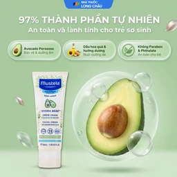 Kem dưỡng da mặt cho bé Mustela Hydra Bebe Facial Cream (40ml) 3