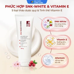 Sữa rửa mặt thảo dược sáng da Sắc ngọc khang (300g) 3