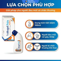 Dung dịch Voltogel Pain relief giúp giảm đau, tan nhanh vết bầm tím, bong gân và thúc đẩy tuần hoàn máu (100ml) 4