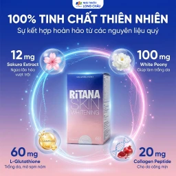 Viên uống hỗ trợ da trắng hồng tự nhiên Ritana (60 viên) 3
