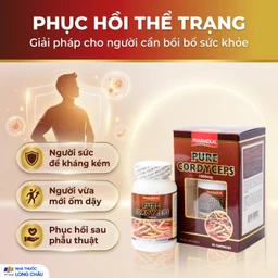 Viên uống Đông trùng hạ thảo giúp tăng cường sức đề kháng Pure Cordyceps Pharmekal (60 viên) 5