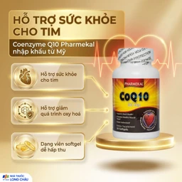 Viên uống hỗ trợ sức khỏe tim mạch, giảm cholesterol máu CoQ10 30mg Pharmekal (30 viên) 2