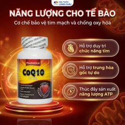 Viên uống hỗ trợ sức khỏe tim mạch, giảm cholesterol máu CoQ10 30mg Pharmekal (30 viên) 3