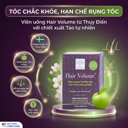 Viên uống giúp tóc chắc khỏe, đẹp tóc, hạn chế rụng tóc Hair Volume New Nordic (30 viên) 3