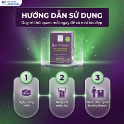 Viên uống giúp tóc chắc khỏe, đẹp tóc, hạn chế rụng tóc Hair Volume New Nordic (30 viên) 5