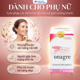Viên uống giúp da sáng đẹp, giảm quá trình oxy hóa, cải thiện độ ẩm cho da Onagre Cevrai (60 viên) 4