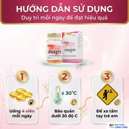 Viên uống giúp da sáng đẹp, giảm quá trình oxy hóa, cải thiện độ ẩm cho da Onagre Cevrai (60 viên) 5