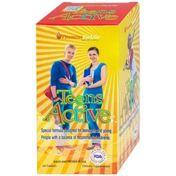 Viên uống bổ sung vitamin và khoáng chất cho thanh thiếu niên Teens Active Vitamins For Life (60 viên)
