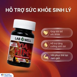 Viên uống giúp tăng cường sinh lực và khả năng sinh lý nam Via Him Lab Well (30 viên) 4