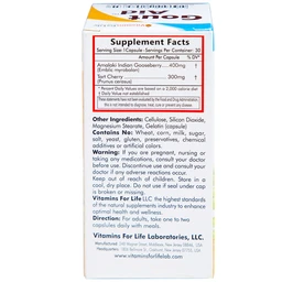 Viên uống hỗ trợ giảm đau cho người bị gout Gout Aid Vitamins For Life (30 viên)