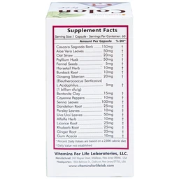 Viên uống giúp nhuận tràng, giảm táo bón, tốt cho tiêu hóa Colon Care Vitamins For Life (60 viên)