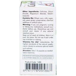 Viên uống giúp nhuận tràng, giảm táo bón, tốt cho tiêu hóa Colon Care Vitamins For Life (60 viên)