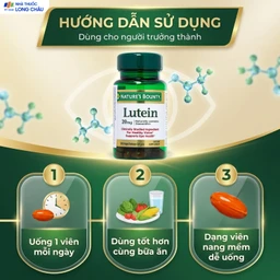 Viên uống giúp tăng cường thị lực cho mắt, giúp mắt khỏe mạnh Lutein Nature's Bounty (30 viên) 5