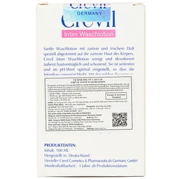 Dung dịch vệ sinh phụ nữ Crevil Intim Waschlotion chống viêm, cân bằng pH (100ml)