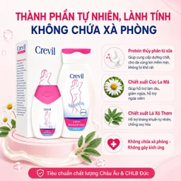 Dung dịch vệ sinh phụ nữ Crevil Intim Waschlotion chống viêm, cân bằng pH (100ml) 3