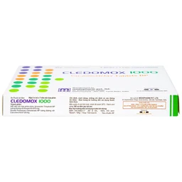 Thuốc Cledomox 1000 Tenamyd điều trị các trường hợp nhiễm khuẩn (2 vỉ x 7 viên)