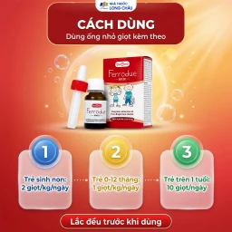Dung dịch giúp giảm nguy cơ thiếu máu do thiếu sắt Buona Ferrodue (15ml) 5