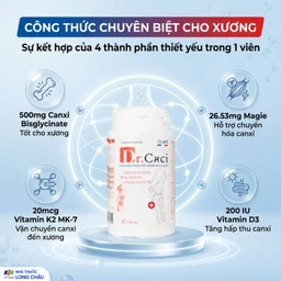 Viên uống giúp xương và răng chắc khỏe, giảm nguy cơ loãng xương Dr. Caci Ocavill (60 viên) 5
