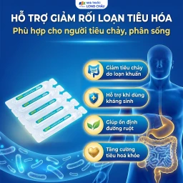 Bổ sung lợi khuẩn đường tiêu hóa Men sống Bạch Mai (20 ống) 4