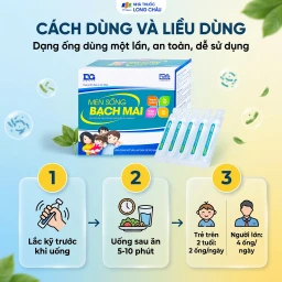 Bổ sung lợi khuẩn đường tiêu hóa Men sống Bạch Mai (20 ống) 5