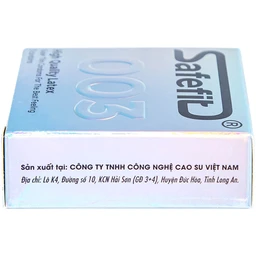 Bao cao su Safefit 003 S52 siêu mỏng, không gây dị ứng, nhiều chất bôi trơn (3 cái)