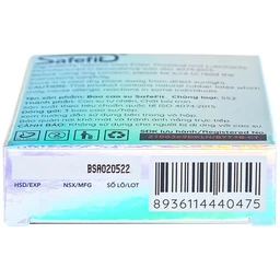 Bao cao su Safefit 003 S52 siêu mỏng, không gây dị ứng, nhiều chất bôi trơn (3 cái)