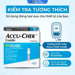 Que thử đường huyết Accu Chek Guide (50 que) 4