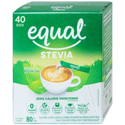 Đường Ăn Kiêng Cỏ Ngọt Equal Stevia No Calorie Sweetener (40 gói)
